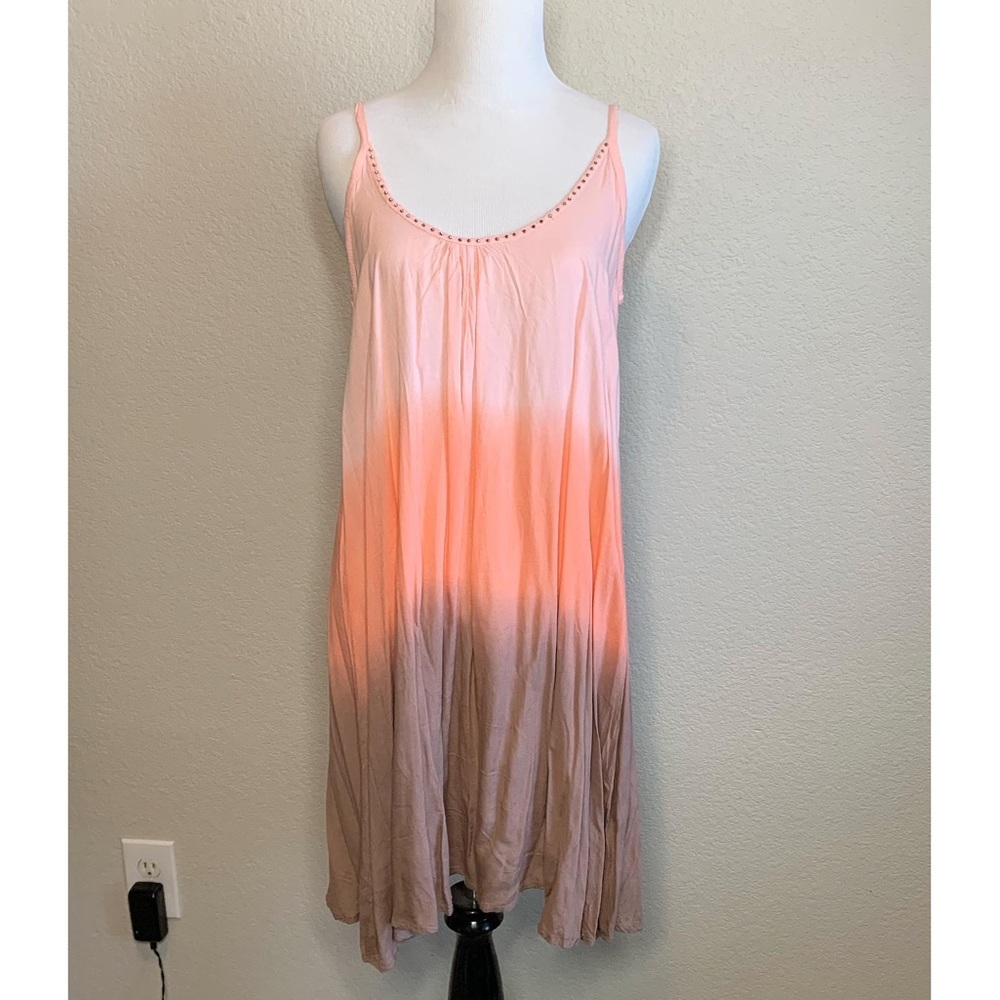 Ombre slip dress